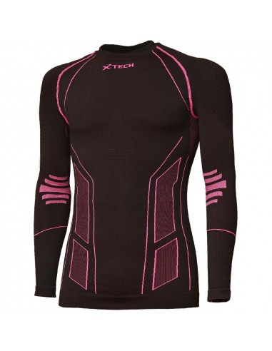 XTECH DOLOMITI MAGLIA GIROCOLLO DONNA