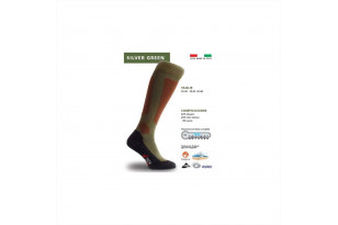 XTECH CALZA SILVER GREEN VERDE