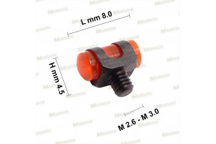 MIRINO FLUORESCENTE ROSSO Ø...