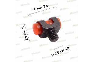 MIRINO FLUORESCENTE ROSSO Ø...