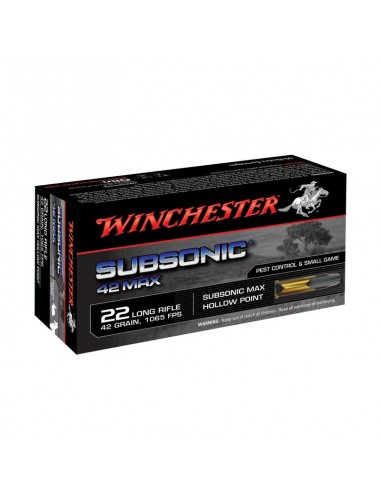 WINCHESTER SUBSONIC MAX CAL. 22 LR