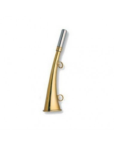 CORNO TASCABILE PIATTO IN OTTONE...