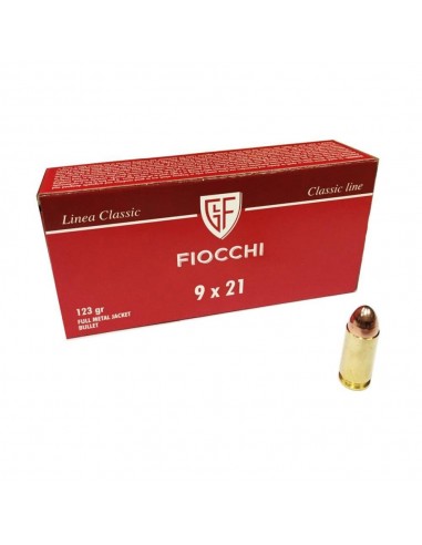 FIOCCHI CLASSIC 9X21 FMJ 124 GRS.
