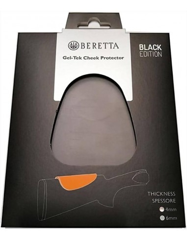 BERETTA NASELLO IN GEL NERO DA 6 MM