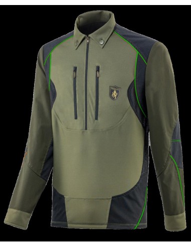 TRABALDO ENDURANCE GREEN CAMICIA